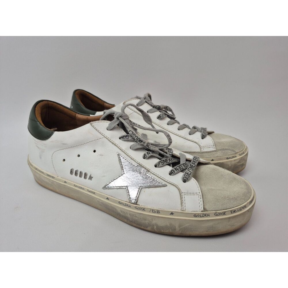 Golden Goose White Hi Star Platform Sneakers Size 42